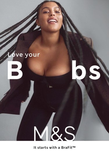 Fans praise Marks and Spencer's new 'love your boobs' campaign
